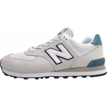 New Balance 574 Herren Weiß/Silber 42