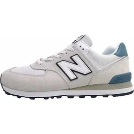 New Balance 574 Herren Weiß/Silber 42