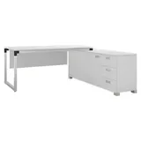aea Schreibtisch mit Sideboard Büromöbel Modern workstation Arbeitsplatz Schubladen