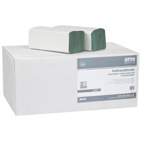 Otto Office Budget Papierhandtuch Budget, 1-lagig, Recyclingpapier mit Z-Falzung, 25x23 cm, 5000 Tücher grün