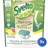 9X Bundle Svelto Tabs Geschirrspüler 15 Stück Natur Zitrus Made In Italy