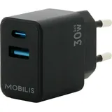 Mobilis 30W USB-A und USB-C Schwarz