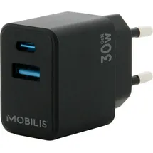 Mobilis 30W USB-A und USB-C Schwarz
