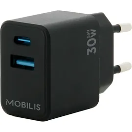 Mobilis 30W USB-A und USB-C Schwarz
