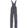 Planam Latzhose Canvas 320 Gr. 29 grau/schwarz