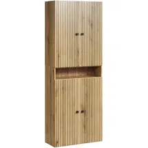 trendteam Niklas Hochschrank (B x T x H: 70 x 31 x 186 cm, Evoke Eiche, Strukturiert, mit offenem Fach)