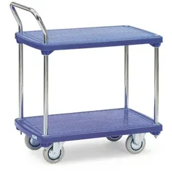 Kunststoff-Plattformwagen 3132, Tragkraft 250kg - blau