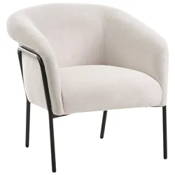 Sessel KROSSEN Stoff Hellbeige