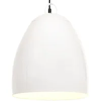 VidaXL Hängelampe Industriestil 25 W Weiß Rund 42 cm