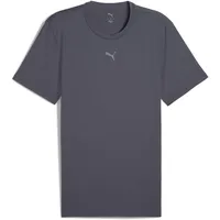 Puma Unisex M CLOUDSPUN Soft Branded Tee T-Shirts, Galactic Gray,