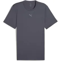 Puma Unisex M CLOUDSPUN Soft Branded Tee T-Shirts, Galactic Gray,