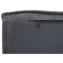 Mendler 2er-Sofa/Zubehör für Sofa HWC-O54, Couch 2-Sitzer Loungesofa, modular Stoff/Textil (300g/m2) 63x194x97cm ~ dunkelgrau
