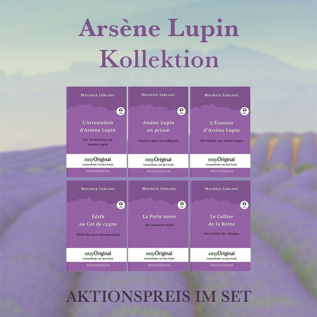 Arsène Lupin Kollektion (Bücher + Audio-Online) - Lesemethode Von Ilya Frank - Maurice Leblanc  Kartoniert (TB)
