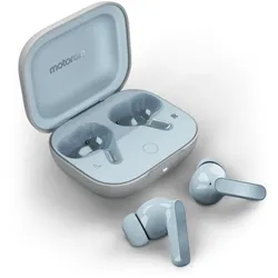 Motorola Moto Buds, Kabellos, Anrufe/Musik/Sport/Alltag, Kopfhörer, Blau
