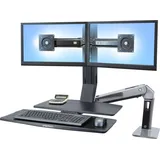 Ergotron WorkFit-A, Dual-HD mit Arbeitsfläche (24-316-026)