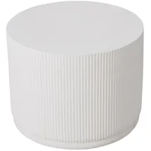 Boltze Couchtisch Flippo, Ø 50 cm, Höhe 38 cm, Hellgrau