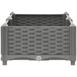 vidaXL Hochbeet 80x40x23 cm Polypropylen
