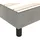 vidaXL Boxspringbett 90 x 200 cm hellgrau