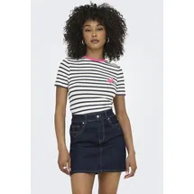 Only Onlheart Life S/S Tee JRS Noos Weiß XS