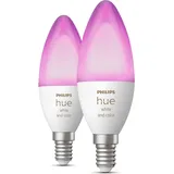 Philips Hue White & Color Ambiance E14 470 lm 5,3 W Doppelpack