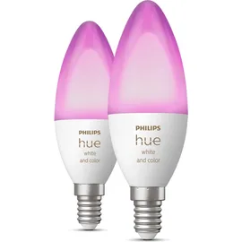 Philips Hue White & Color Ambiance E14 470 lm 5,3 W Doppelpack