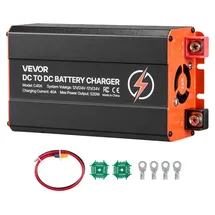 Vevor DC-DC Ladebooster 40 A 520 W, Ladegerät für Lichtmaschine 12 V / 24 V-12 V / 24 V Schnellladung für LiFePO4 AGM Gel Batterien & Powerstations Wohnmobil Caravans Notstromversorgung zu Hause
