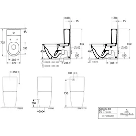 Villeroy & Boch Subway 3.0 mit WC-Sitz Weiß