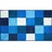 70 x 120 cm blau