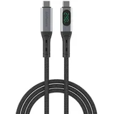 4smarts USB-C 1,5 m Schwarz/Grau
