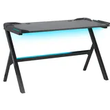 Beliani Danvers, Gaming Tisch, Schwarz