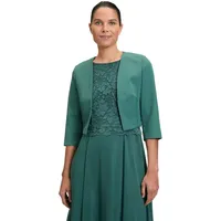 Vera Mont Bolero-Jacke mit Kellerfalten Dark Emerald,52 | 52