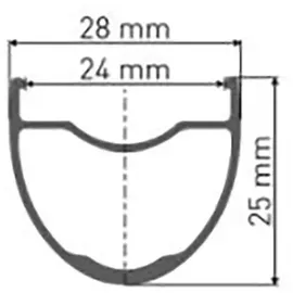 DT Swiss Felge Gr 531 Disc | 24 mm 32 Loch