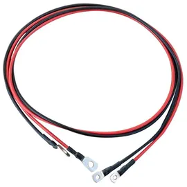Ective H07V-K Batteriekabelsatz 6mm2 rot/schwarz M6/M8 1 Meter