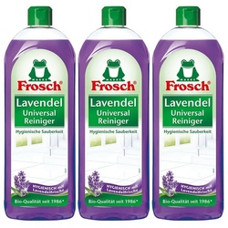 FROSCH 3x Frosch Lavendel Universal-Reiniger 750 ml Allzweckreiniger