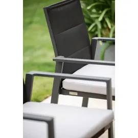 Niehoff Nancer Stapelsessel 63 x 61 x 85 cm anthrazit/grau