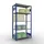 Schulte Lagertechnik Grundregal Stahl 200 x 100 x 50 cm blau