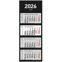 Herlitz mehr-monats Wandkalender 2026, mit Tagesanzeiger (1 Stück, 4