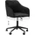 Beliani VENICE Samtstoff Schwarz