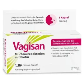 Dr. Wolff Vagisan Milchsäurebakterien mit Biotin Kapseln