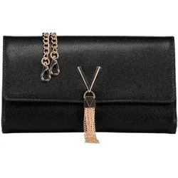 Valentino Bags Clutch Divina 401G Nero Gold Damen 