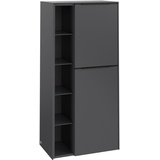 Villeroy & Boch Subway 3.0 Mittelschrank C59901VR 57,4x120x36,2cm, Schanier rechts/Griff Volcano black, graphite