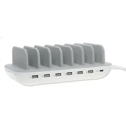 4smarts Ladestation Office 60W weiß für 7 Geräte