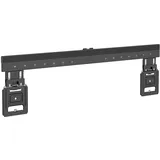 Nedis Feste TV-Wandhalterung - - maximal unterstützes Bildschirmgewicht: 75 kg - Minimaler Wandabstand: 9.50 mm - Stahl - Schwarz