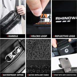 luxuskollektion Fahrrad Lenkertasche schwarz