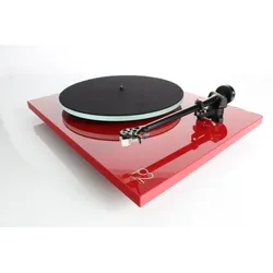 Rega Planar 2 (mit Tonabnehmer Rega Carbon) Rot Hochglanz