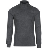 TRIGEMA Damen Rollkragenpullover 585010, Grau (grau-melange 109), 52 (Herstellergröße: XXL)