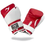 JU-SPORTS Kinderboxhandschuhe Bonsai rot weiß|rot 4 oz.
