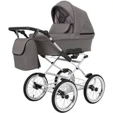 KUNERT Kinderwagen ROMANTIC retro Sportwagen Babywagen Babyschale Komplettset Kinder Wagen Set 1 in 1