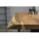 SalesFever Esstisch, mit Tischgestell A-Form, Akazienholz | braun