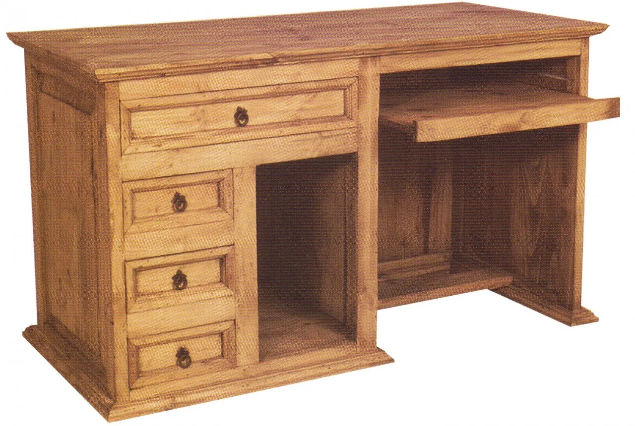 Schreibtisch MEXICO 140x65 cm, mexikanisch, Pinie massiv